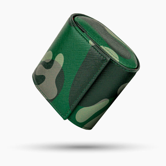 Green Camo Watch Roll – One Watch