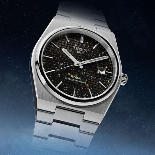 Galaxy Concept on Tissot PRX Powermatic 80 Black Dial Limited Edition