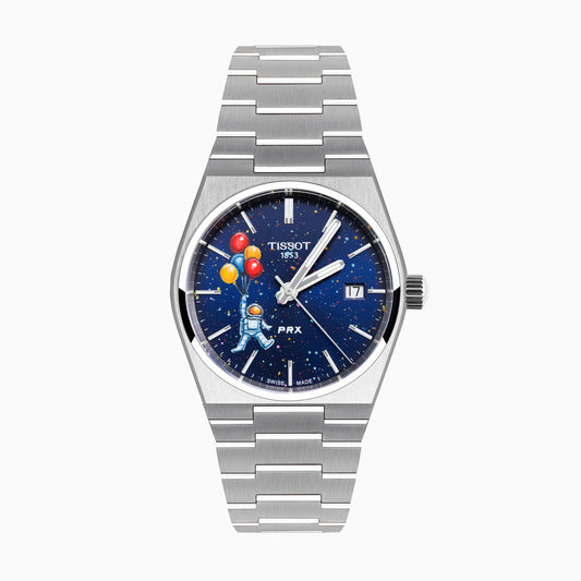 Spaceman Concept on Tissot PRX 35mm Blue Dial Limited Edition